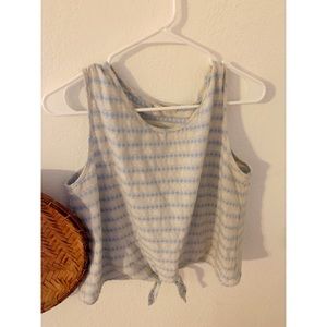 Sophie Rue Tie Front Top size Large